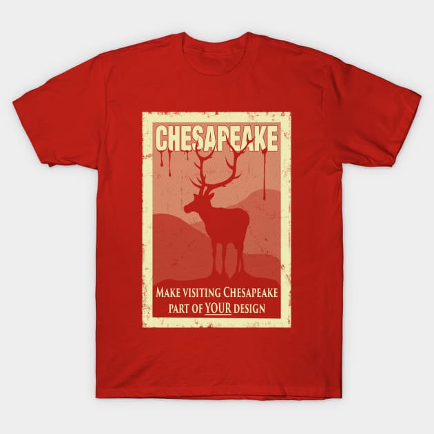 Visit Chesapeake T-Shirt by robotrobotROBOT